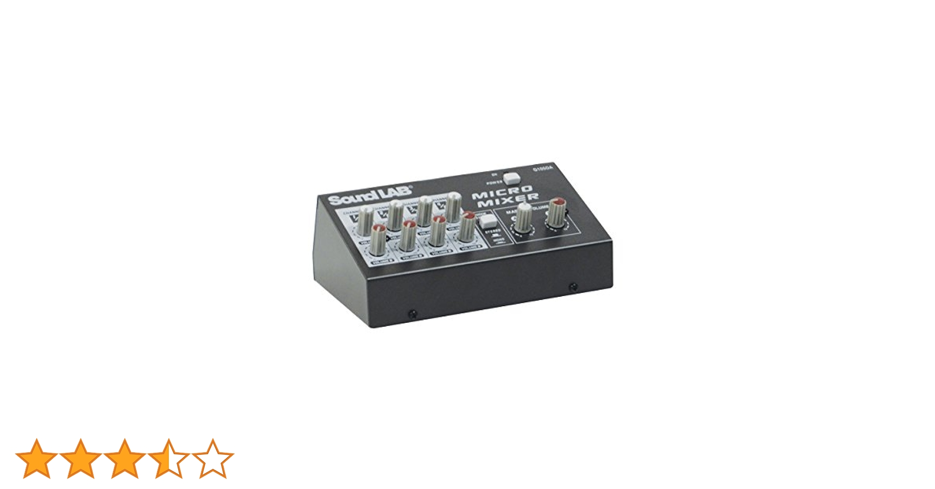 SoundLab 4 Channel Stereo Microphone Mixer : Amazon.co.uk